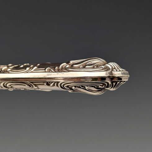 1962年 英国ヴィンテージ 純銀製ハンドル ケーキスライサー 箱入り Harrison Brothers